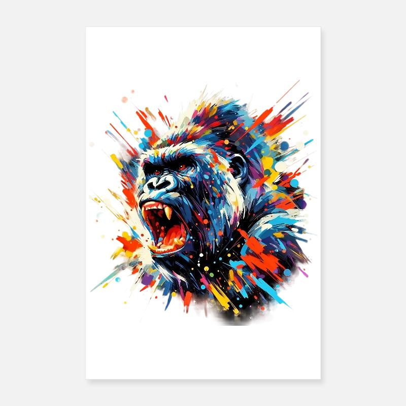 Gorille Poster 40 x 60 cm