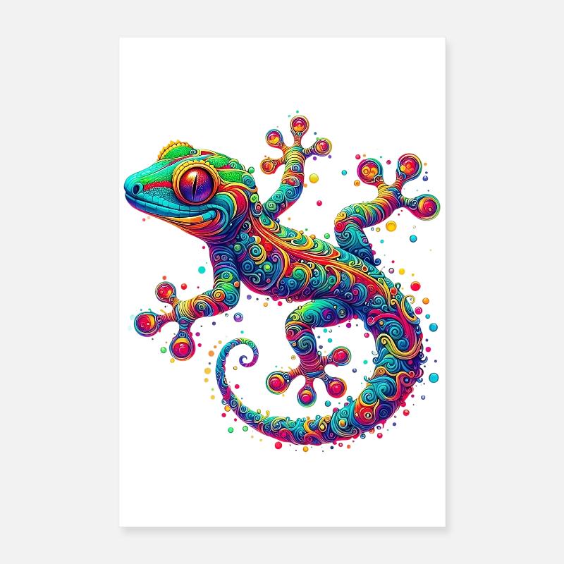 Gecko Poster 40x60 cm