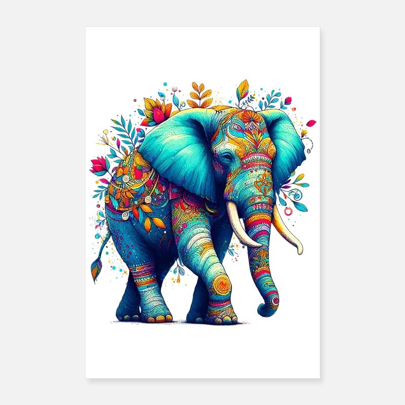 Elefant Poster 40x60 cm