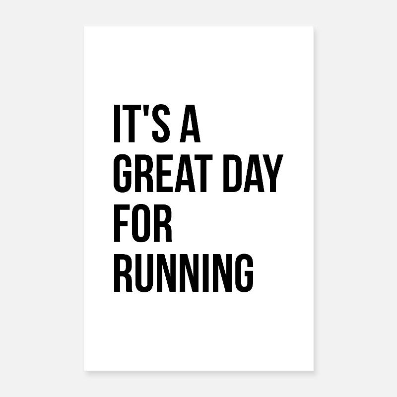 Running Poster 16" x 24" (40x60 cm)