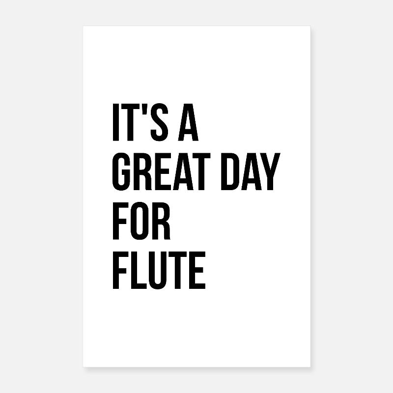 Flute Poster 16" x 24" (40x60 cm)