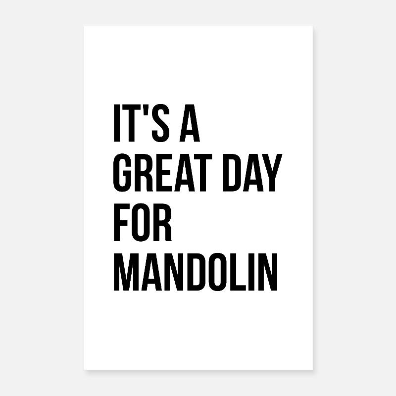 Mandoline Poster 40x60 cm