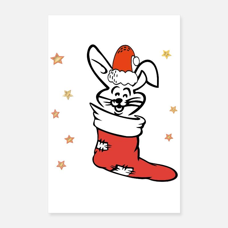 Easter Bunny St. Nicholas Poster 16" x 24" (40x60 cm)