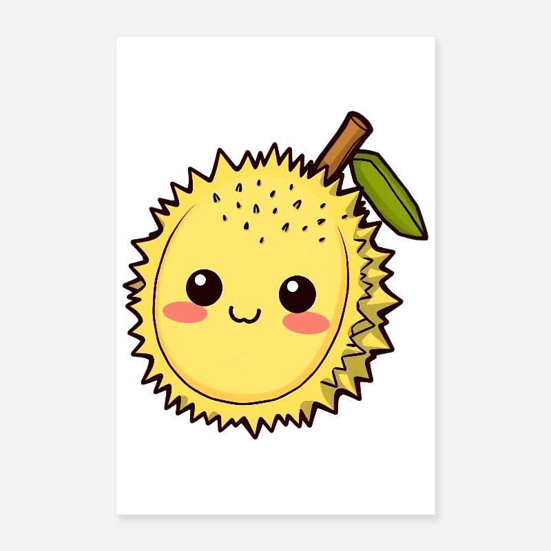 Fruit de durian Fruit puant Poster 40 x 60 cm