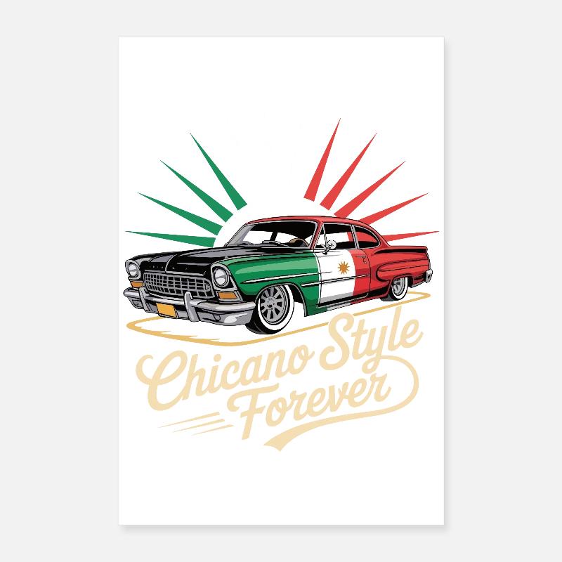 Chicano Forever Mexico Pride Poster 40 x 60 cm