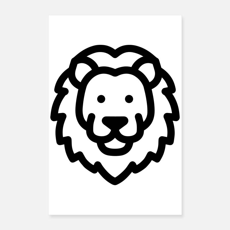lion Poster 16" x 24" (40x60 cm)