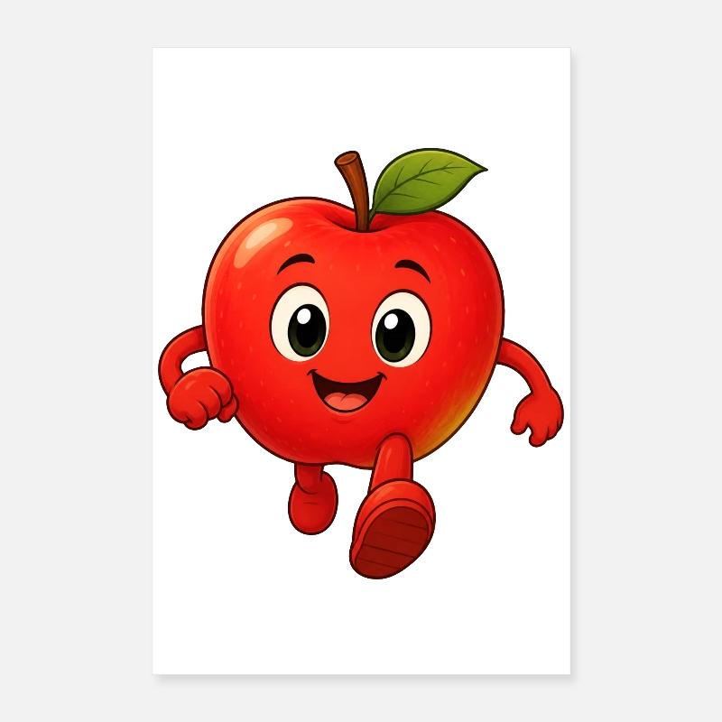Drôle de pomme Poster 40 x 60 cm