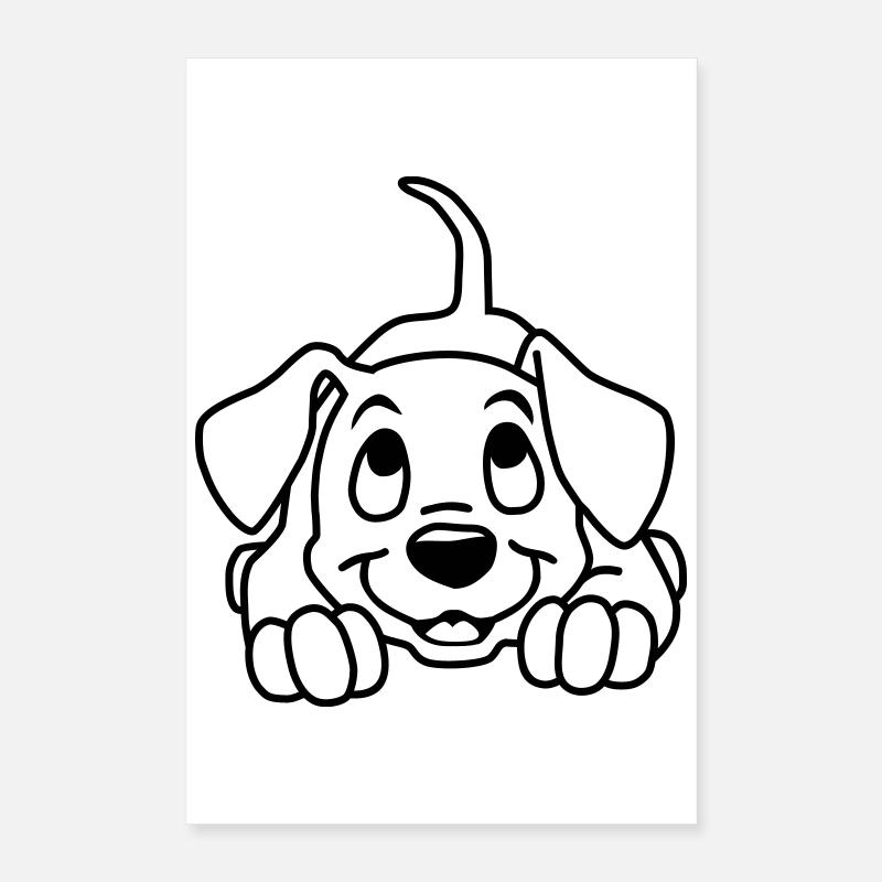 Chiot Poster 40 x 60 cm