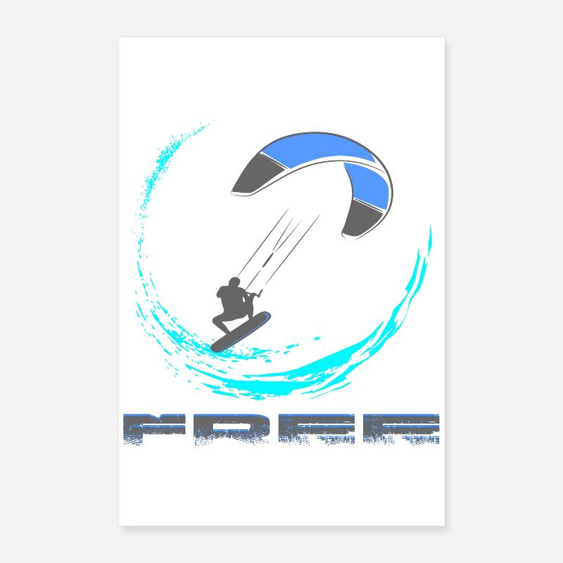 Kitesurf Poster 40x60 cm