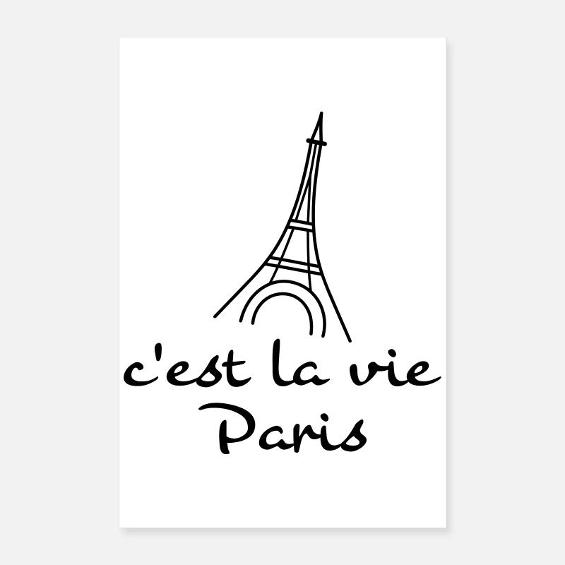 c'est la vie Poster 16" x 24" (40x60 cm)