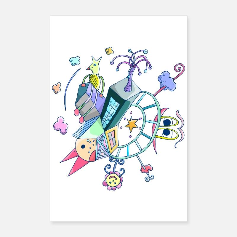 Fantasy - World for Children Poster 16" x 24" (40x60 cm)