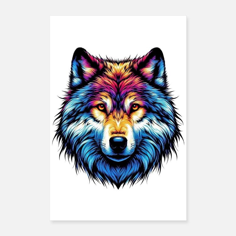 Wolf Poster 16" x 24" (40x60 cm)