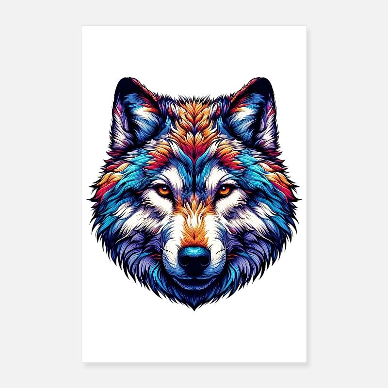 Wolf Poster 40x60 cm