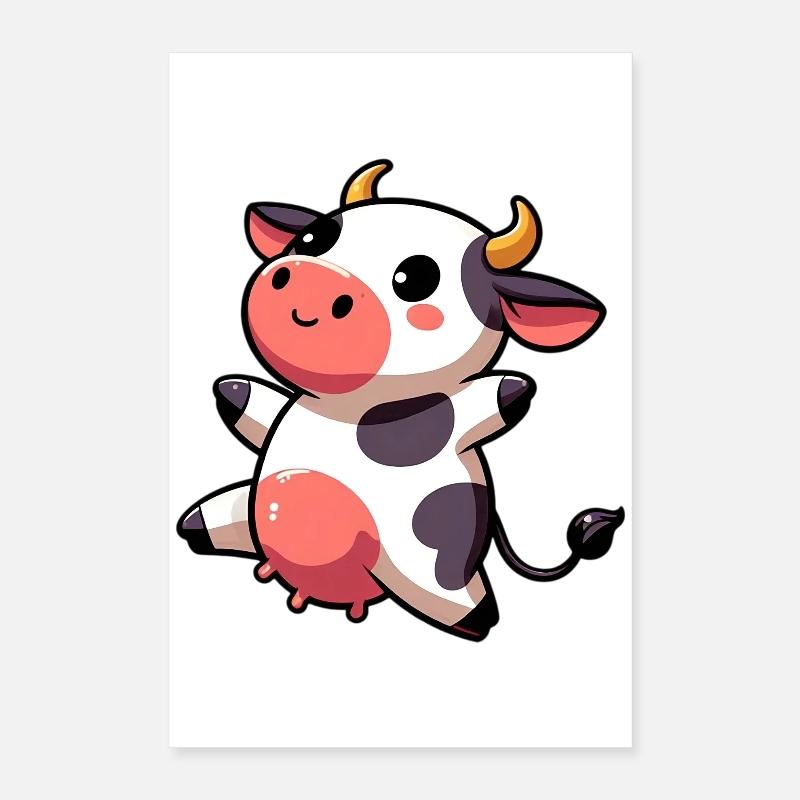 Vache Poster 40 x 60 cm