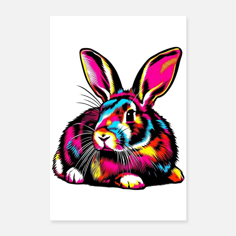 Rabbit Poster 16" x 24" (40x60 cm)