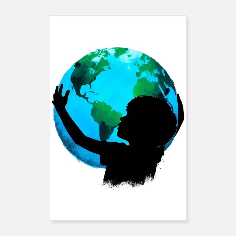 Planète Terre Poster 40 x 60 cm