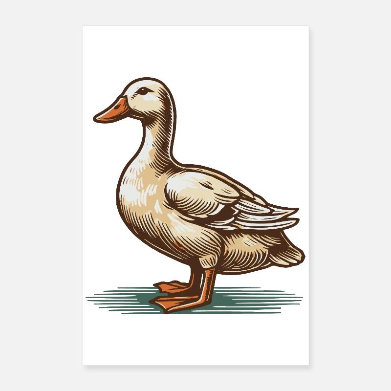 Canard Poster 40 x 60 cm