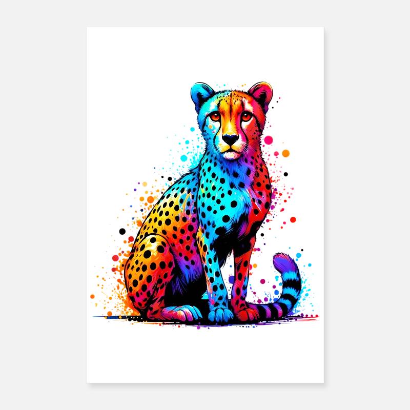 Guépard Poster 40 x 60 cm