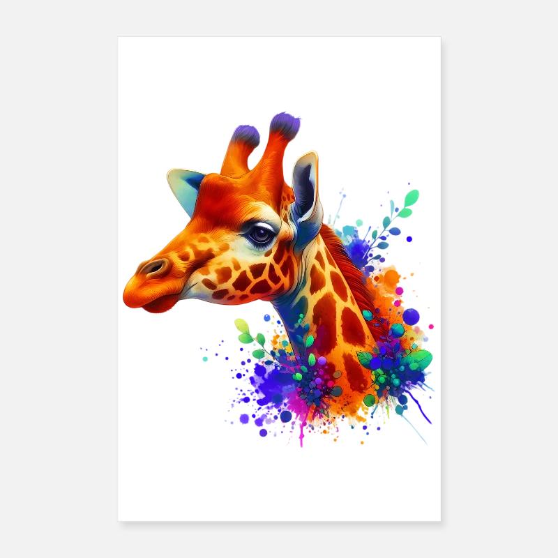 Giraffe Poster 40x60 cm