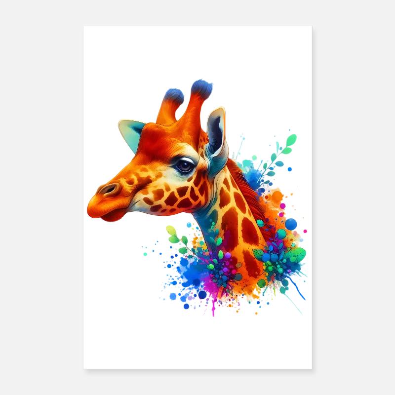 Giraffe Poster 16" x 24" (40x60 cm)