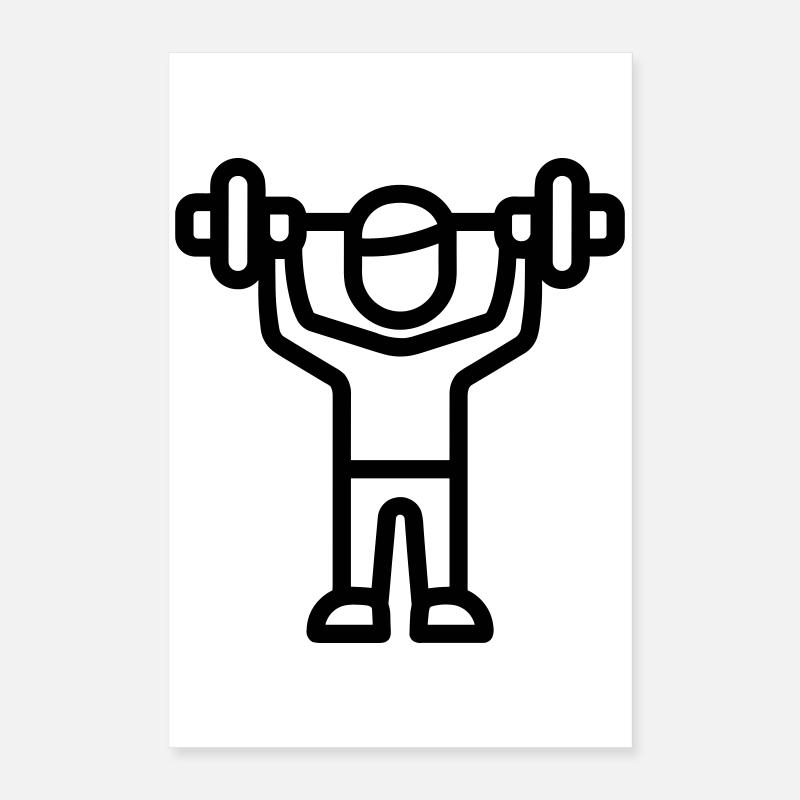 musculation Poster 40 x 60 cm