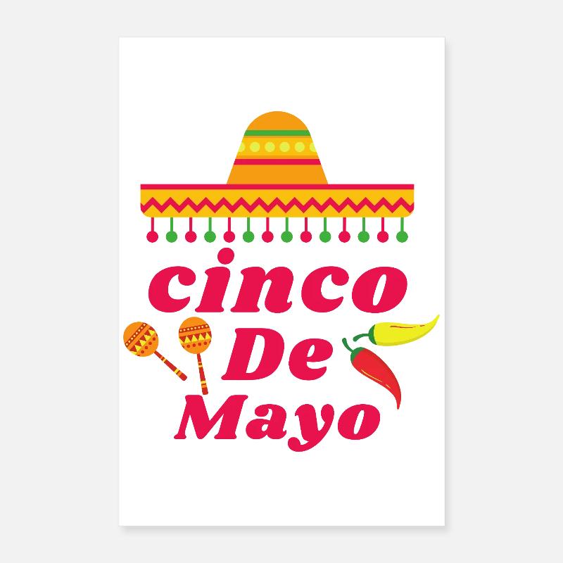 Cinco de Mayo Hut-Partei Poster 40x60 cm