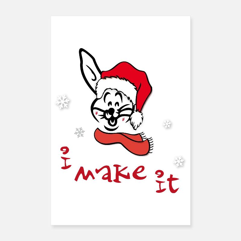 Weihnachtsmann Poster 40x60 cm