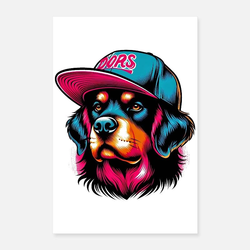 Chien Poster 40 x 60 cm