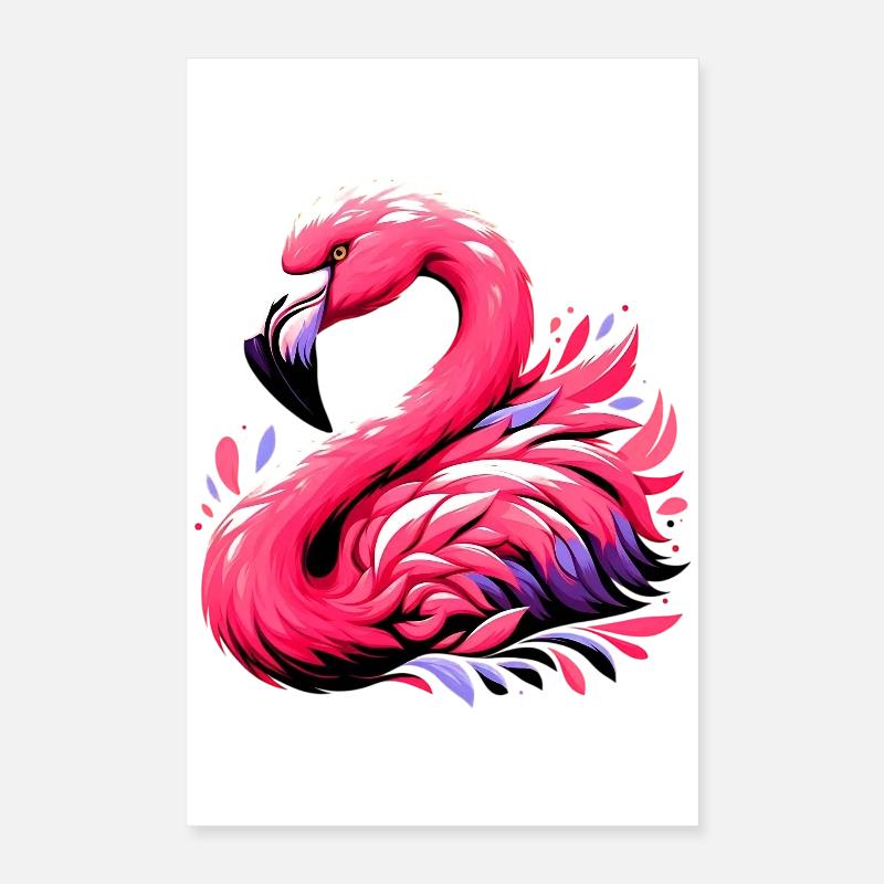 Flamingo Poster 40x60 cm