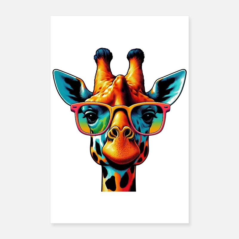Giraffe Poster 40x60 cm