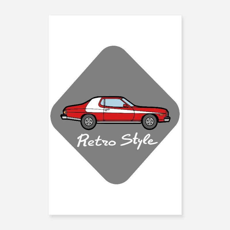 Retro style Poster 40 x 60 cm
