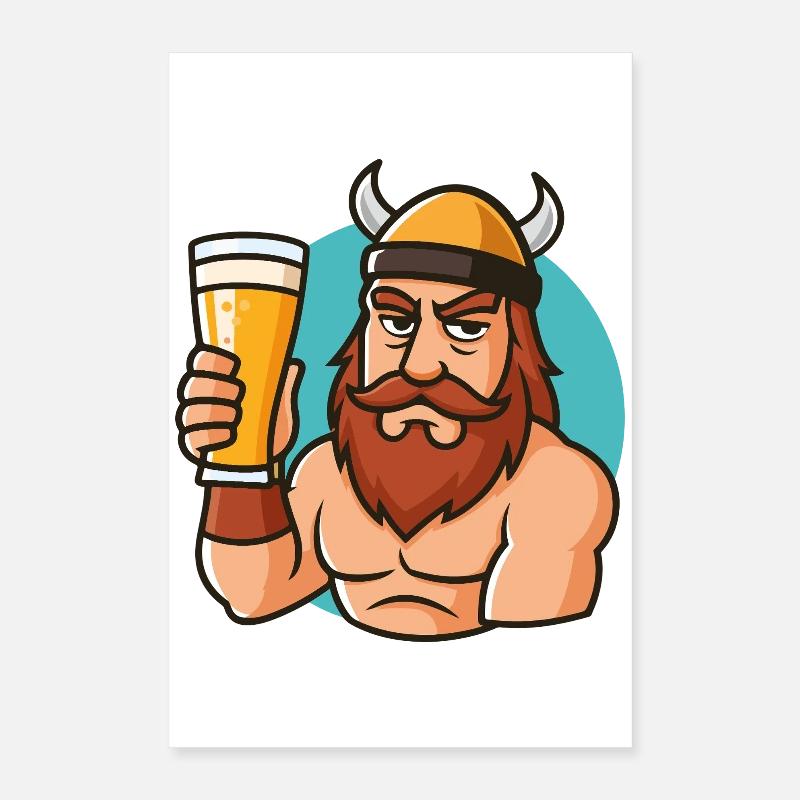 Viking Brewmaster Poster 40x60 cm