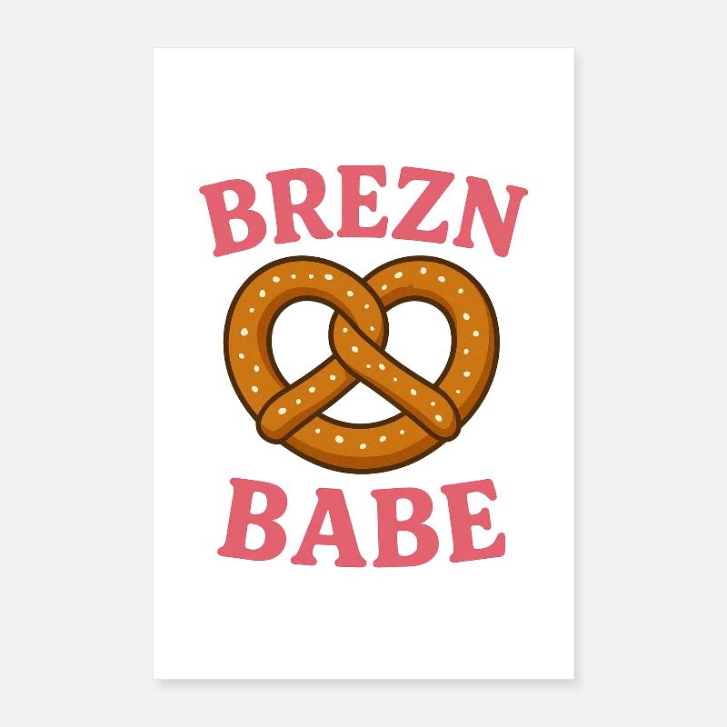 Chemise Bretzel Babe Poster 40 x 60 cm