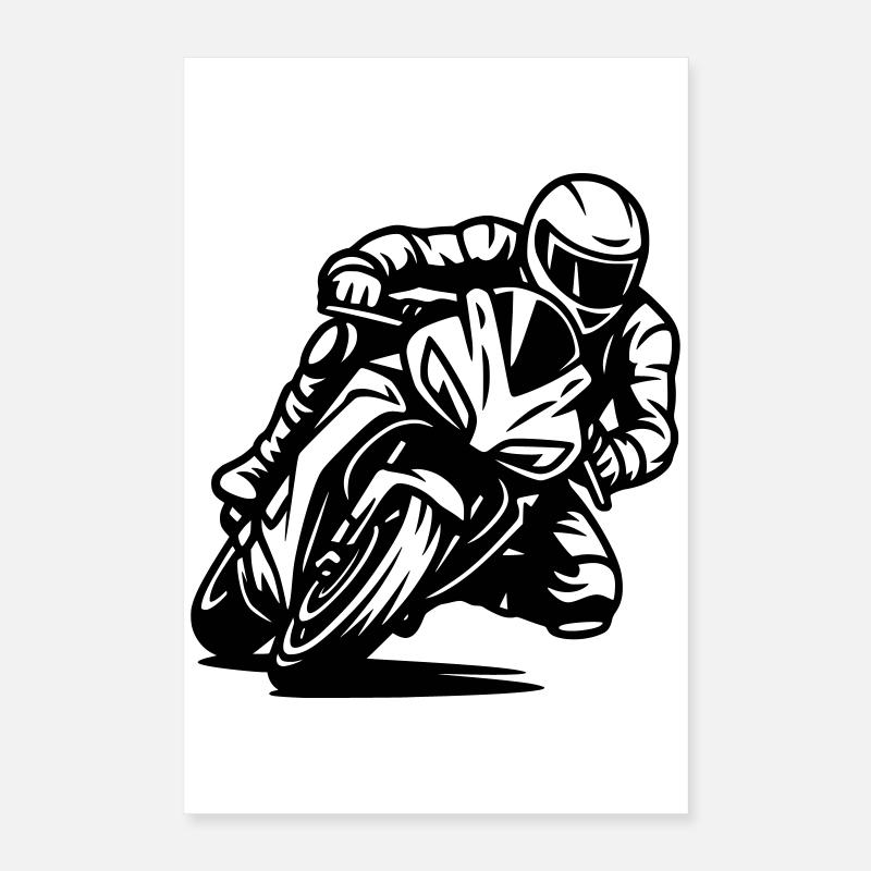 Motorrad Poster 40x60 cm