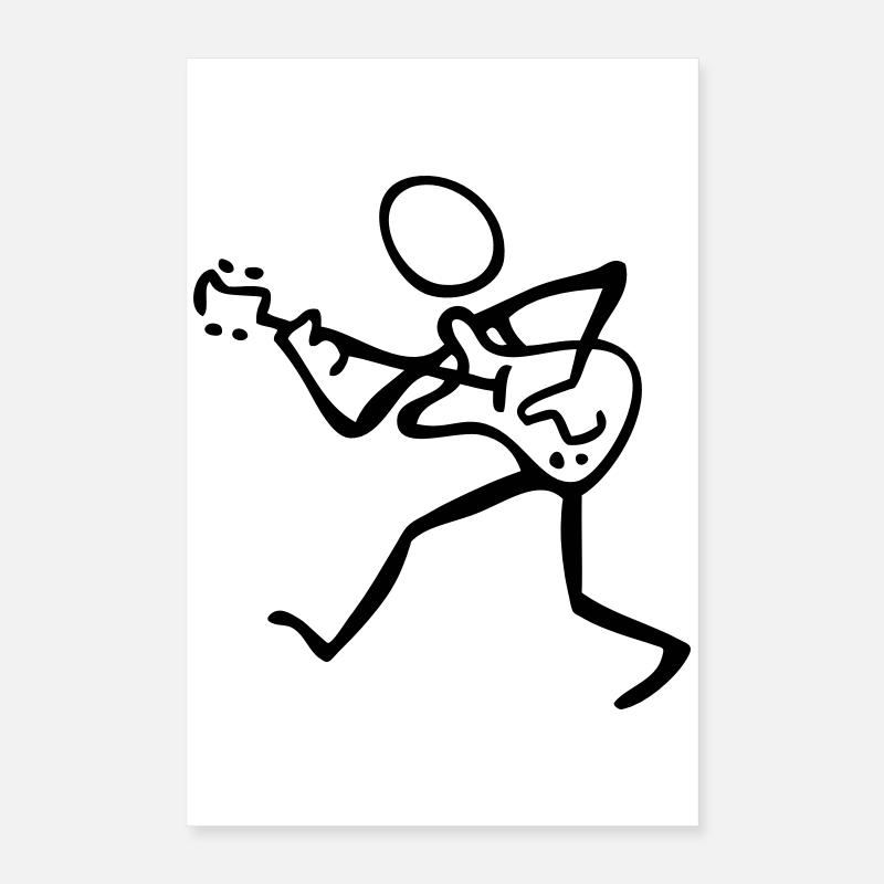 guitarist Poster 16" x 24" (40x60 cm)