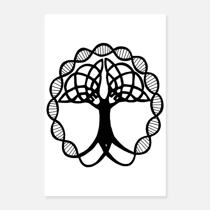 Strange Black Tree Poster 16" x 24" (40x60 cm)