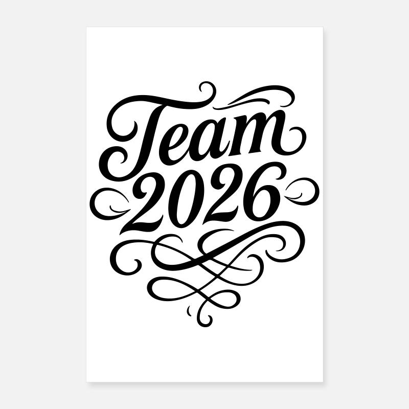 Équipe 2026 Poster 40 x 60 cm