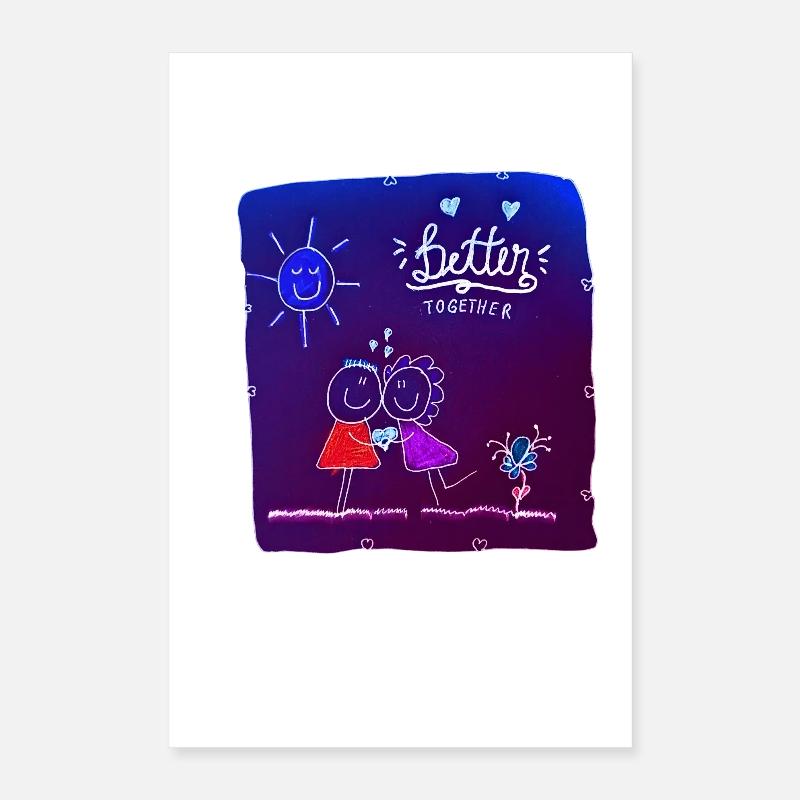 Mieux ensemble Poster 40 x 60 cm