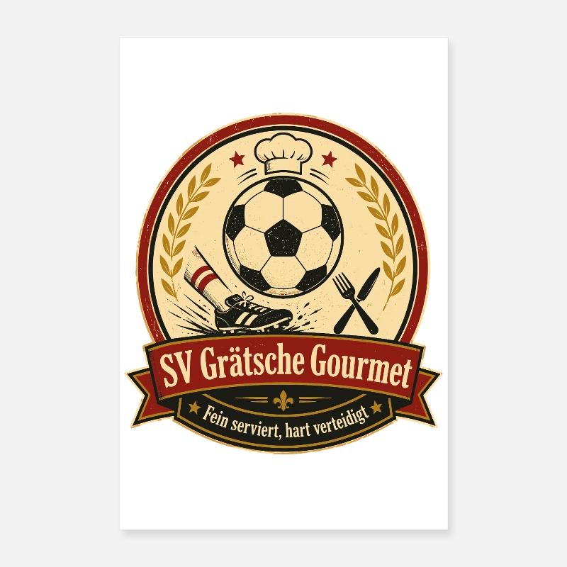 SV Grätsche Gourmet Poster 40x60 cm