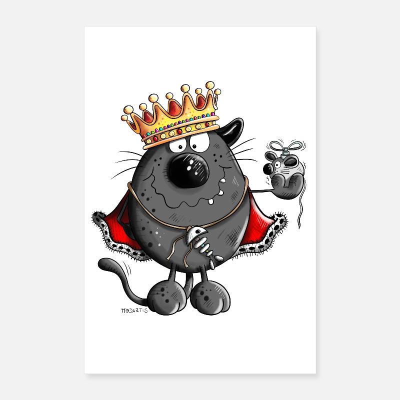 Cat King Poster 16" x 24" (40x60 cm)