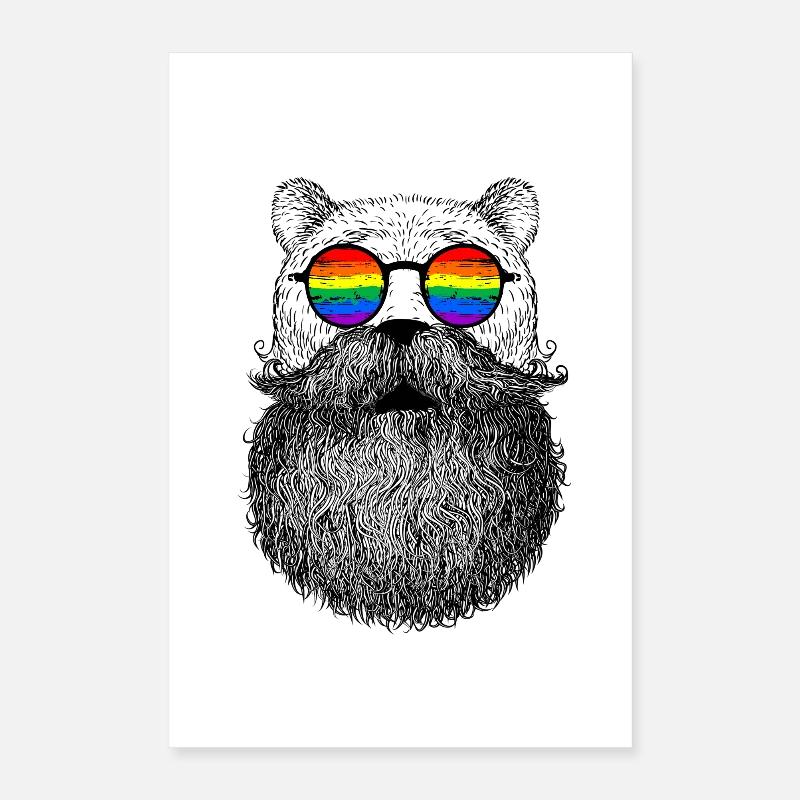 Rainbow Eye Duo Poster 40x60 cm