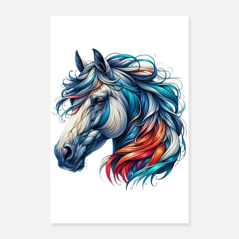 Horse Poster 16" x 24" (40x60 cm)