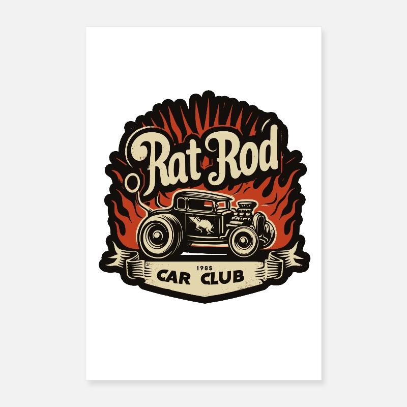 Ratsking Ratlook Shirt – Rustikaler Custom Style Poster 40x60 cm