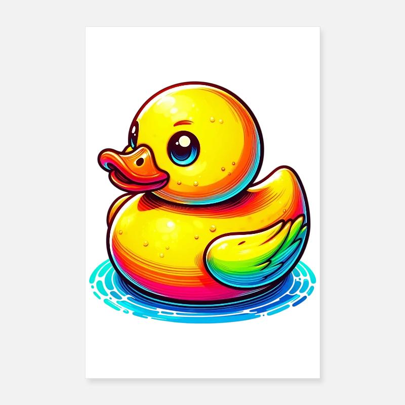 Caneton Canard Canard Poster 40 x 60 cm