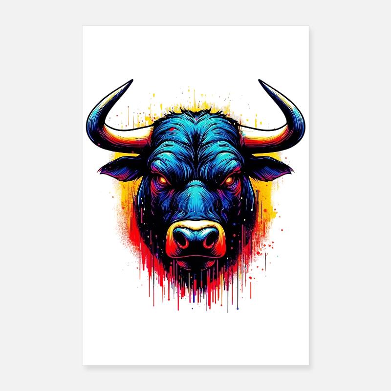 Taureau Poster 40 x 60 cm