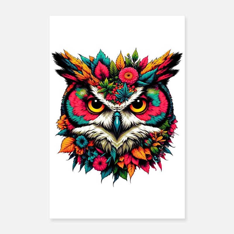Hibou Poster 40 x 60 cm