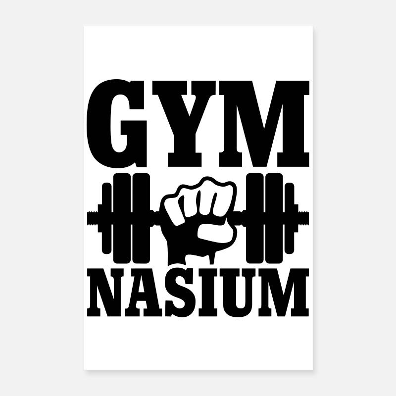 GYM Nasium - Workout Poster 40x60 cm
