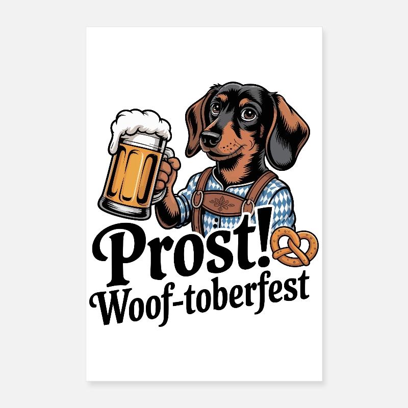 Bayerischer Dackel Poster 40x60 cm