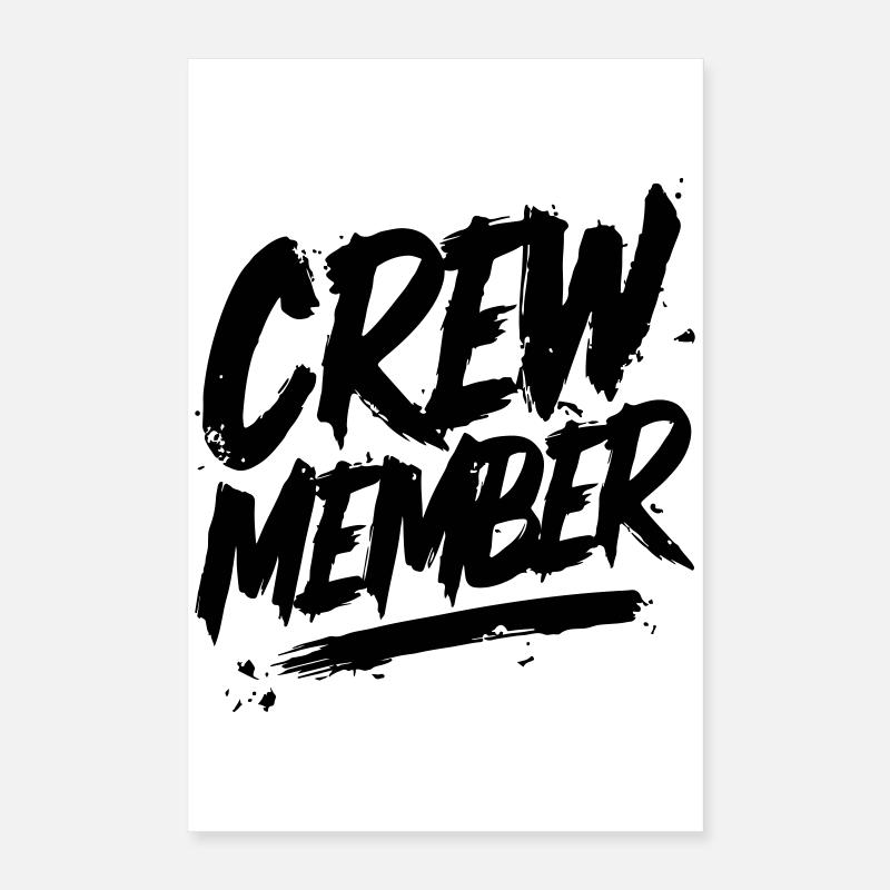 membre d’équipage Poster 40 x 60 cm