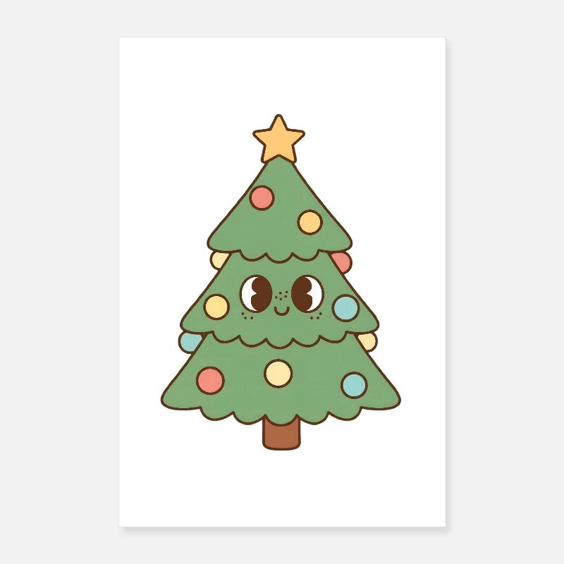 Christmas tree Poster 16" x 24" (40x60 cm)